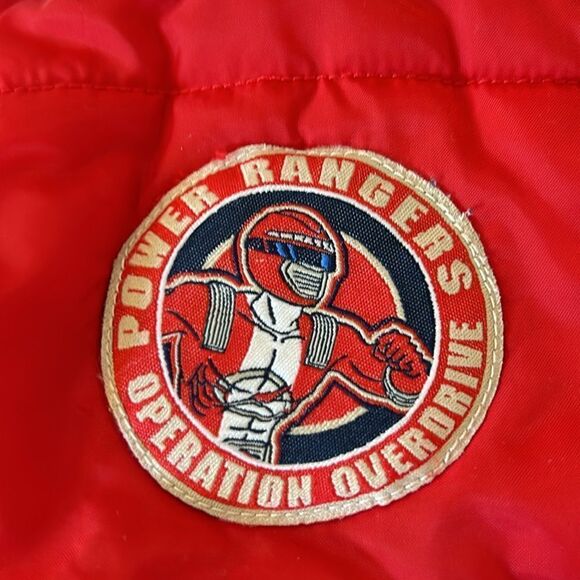 Power💥 Rangers! Go Go Power Rangers Patches! 🚀 Quilted Vest With Corduroy. - Picture 5 of 17